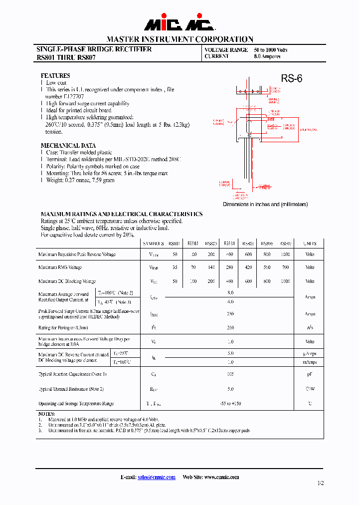 RS802_4460719.PDF Datasheet