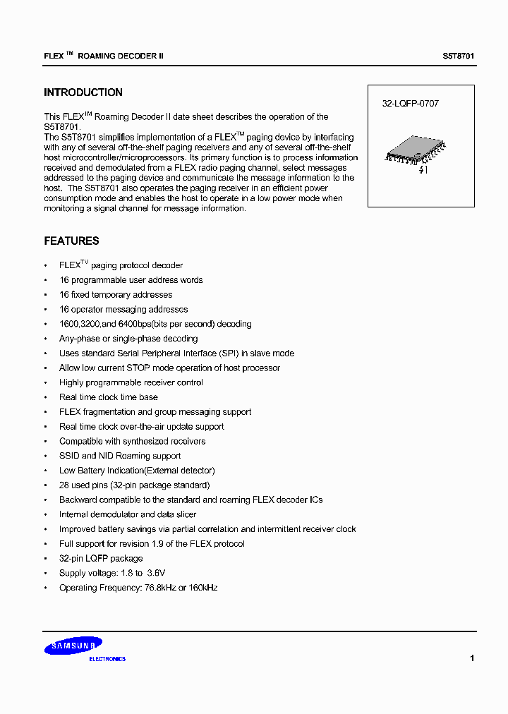 S5T8701_4188385.PDF Datasheet