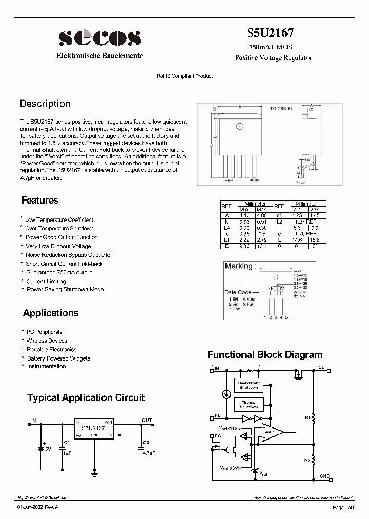 S5U2167_4436425.PDF Datasheet