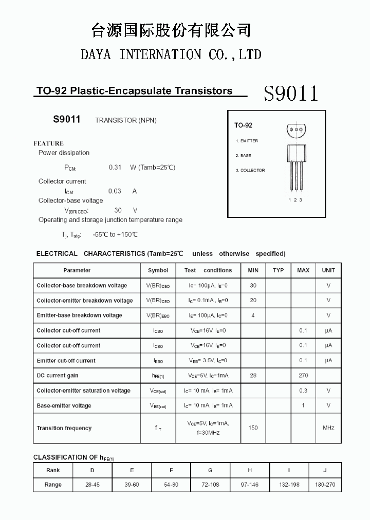 S9011_4591724.PDF Datasheet