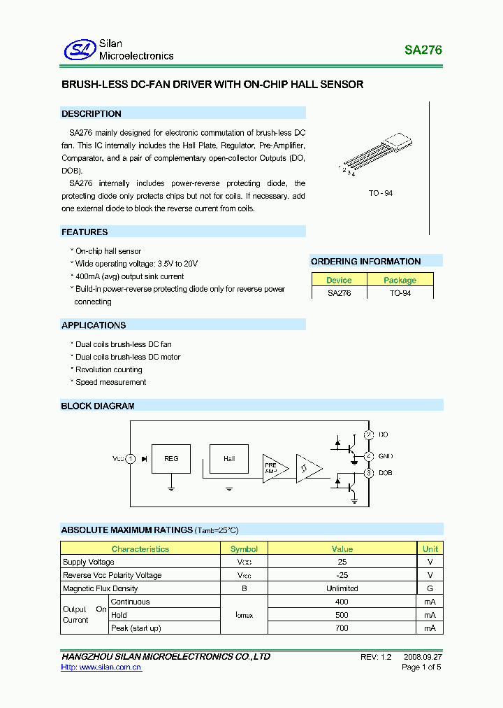 SA276_4616920.PDF Datasheet