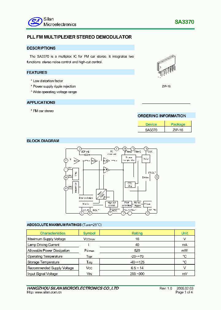 SA3370_4749599.PDF Datasheet