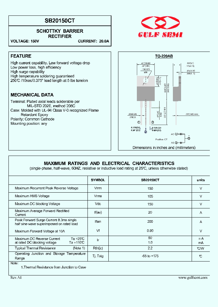 SB20150CT_4619879.PDF Datasheet