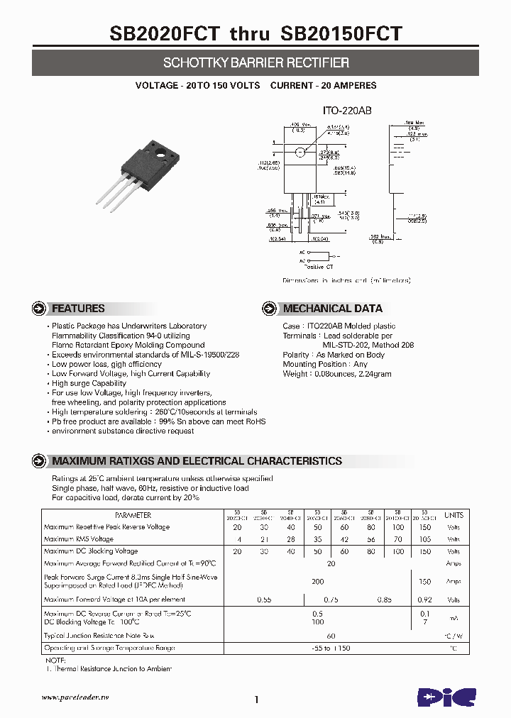 SB2030FCT_4549024.PDF Datasheet