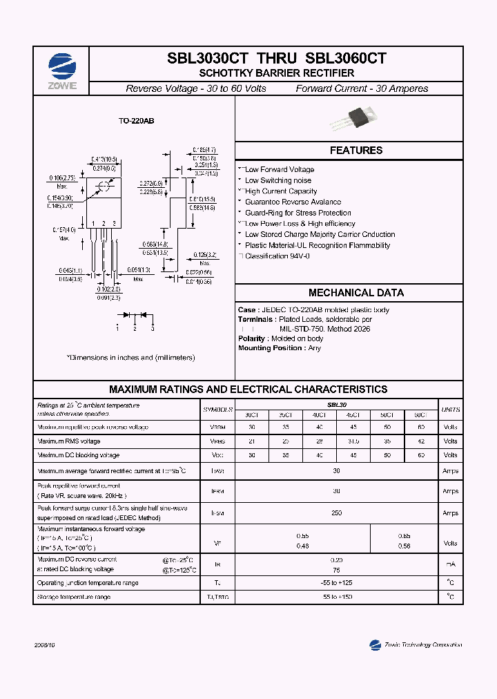 SBL3040CT_4848413.PDF Datasheet