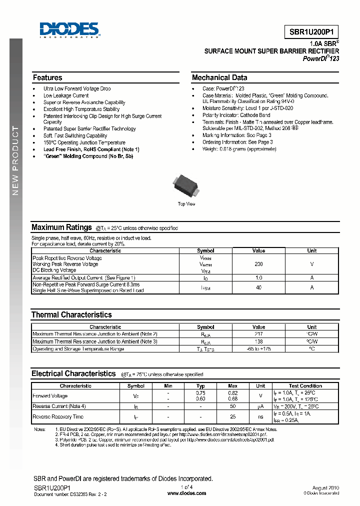 SBR1U200P1_4913563.PDF Datasheet