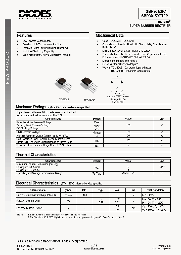 SBR30150CT08_4241500.PDF Datasheet