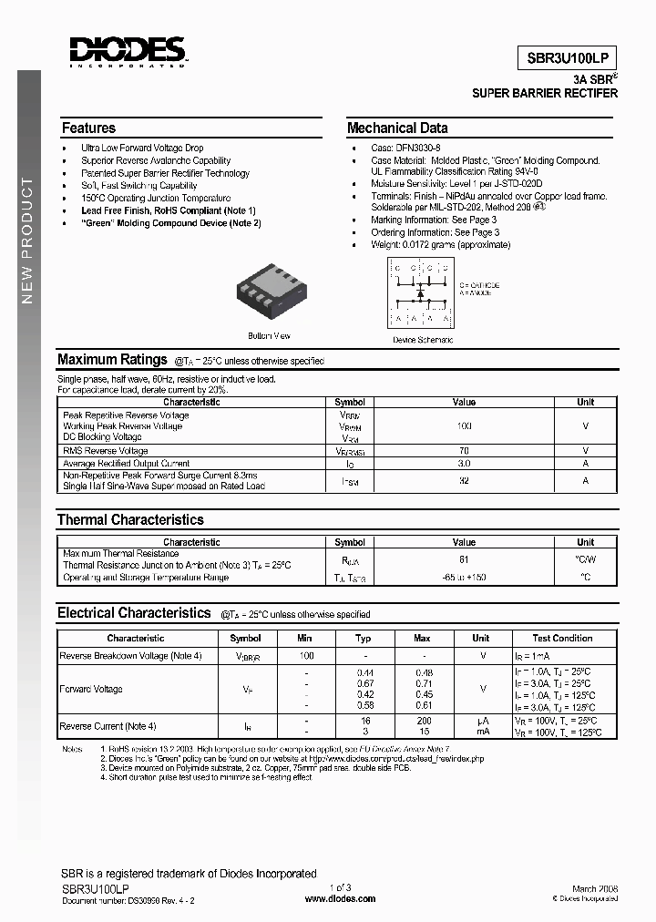 SBR3U100LP_4406729.PDF Datasheet