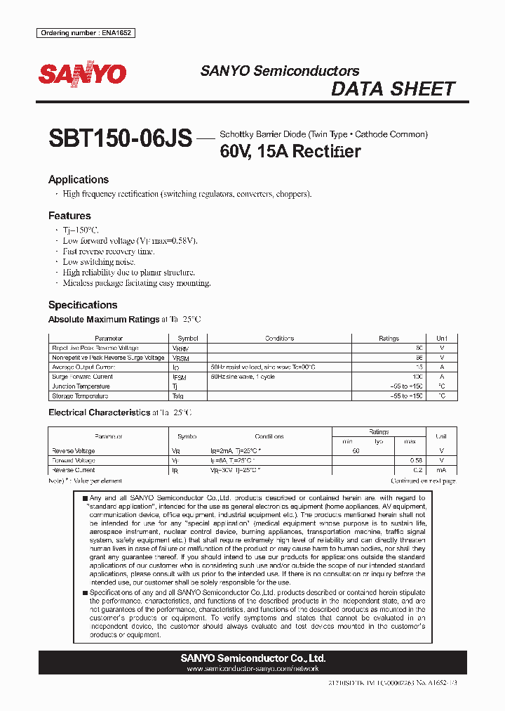 SBT150-06JS_4637459.PDF Datasheet