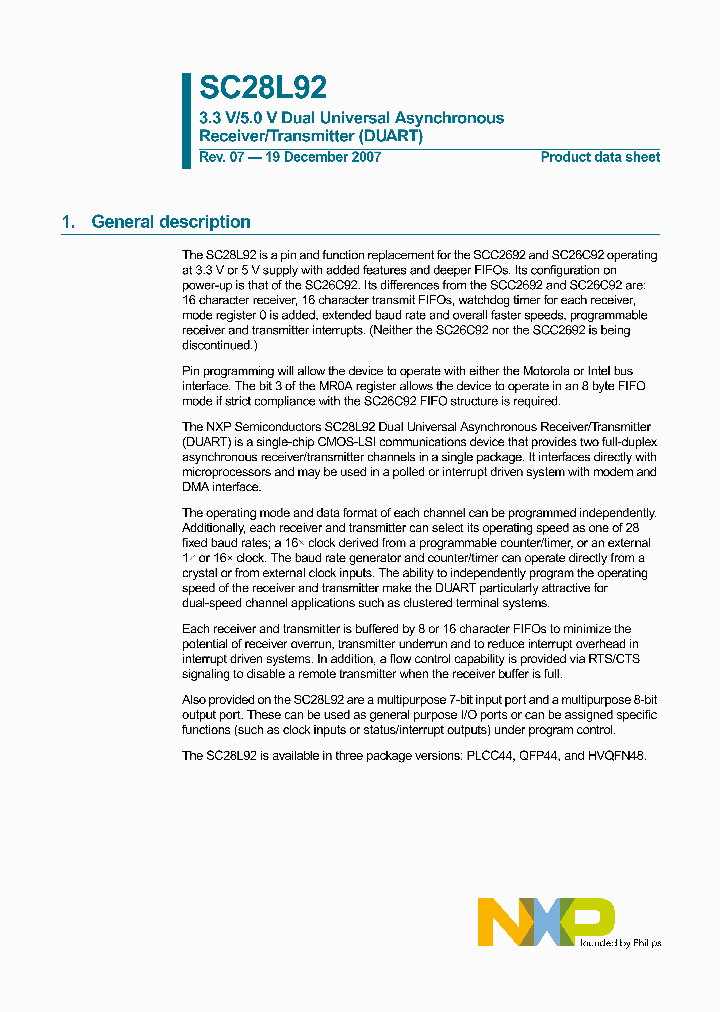 SC28L92_4563572.PDF Datasheet