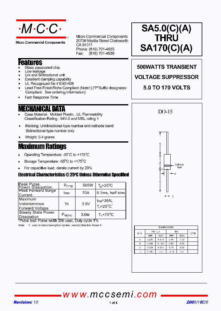 SCA60CA_4560991.PDF Datasheet