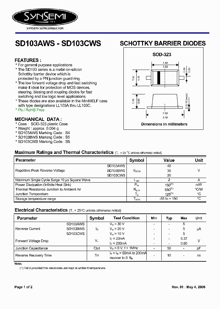 SD103AWS_4456307.PDF Datasheet