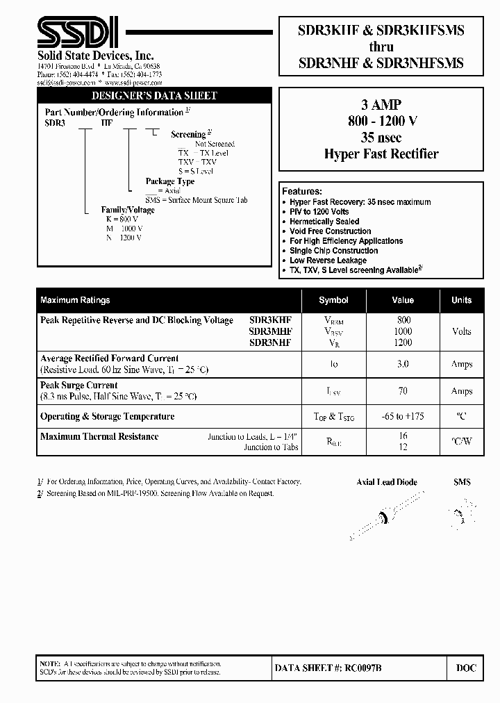 SDR3KTXV_4718061.PDF Datasheet