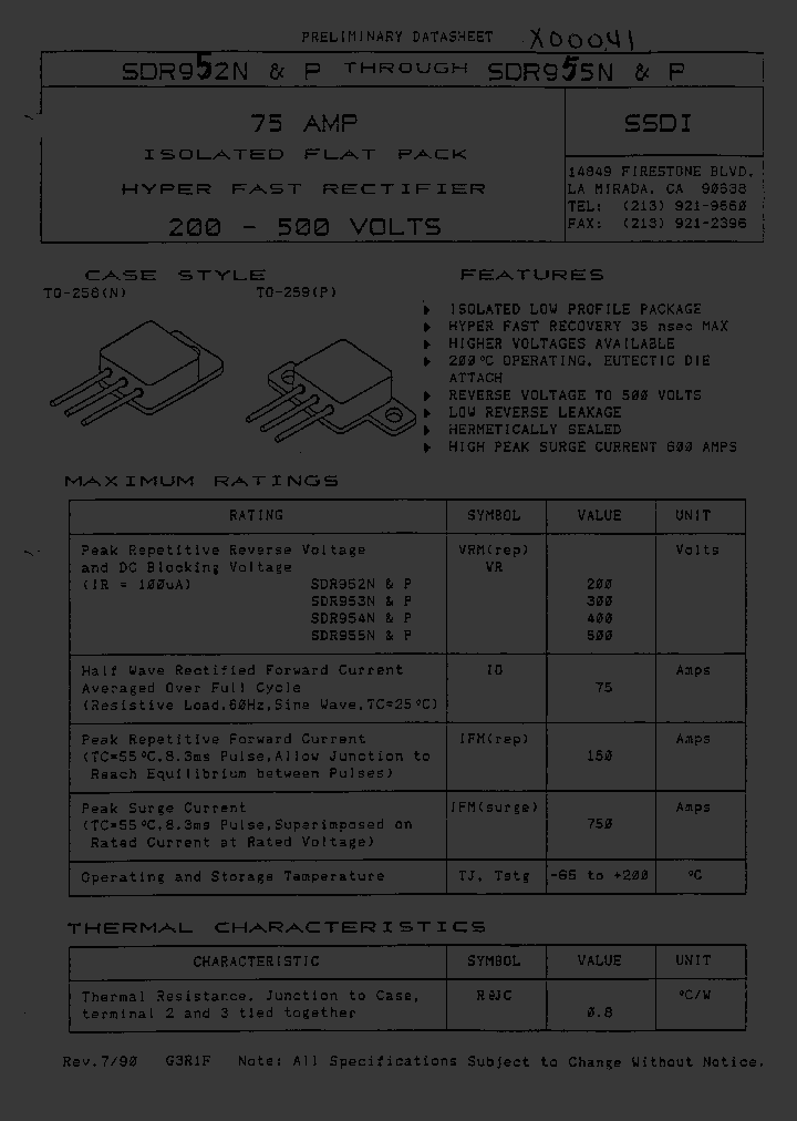 SDR953N_4386299.PDF Datasheet