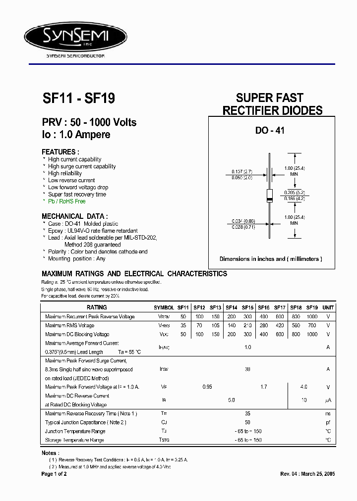 SF14_4457742.PDF Datasheet