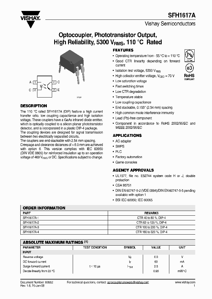 SFH1617A_4261735.PDF Datasheet