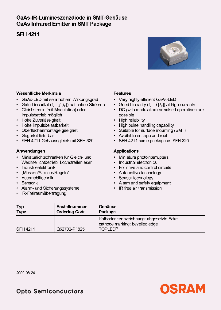 SFH4211_4229931.PDF Datasheet
