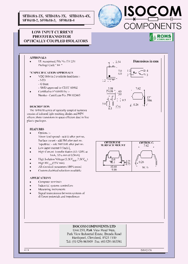 SFH618-2_4455546.PDF Datasheet