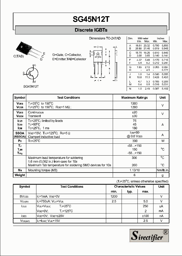 SG45N12T_4349788.PDF Datasheet