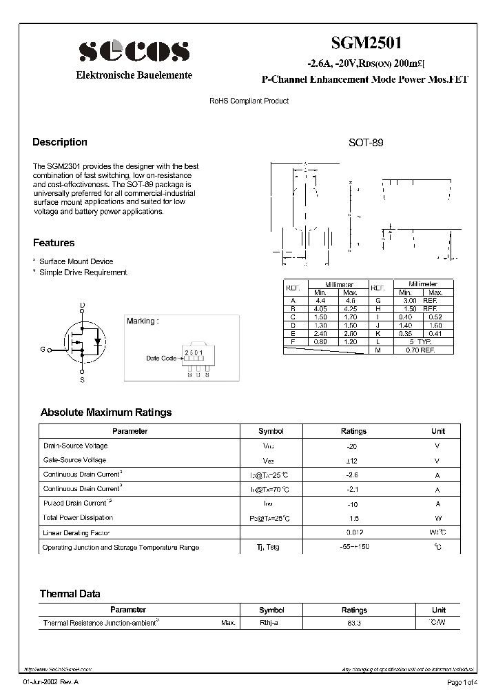 SGM2501_4640674.PDF Datasheet