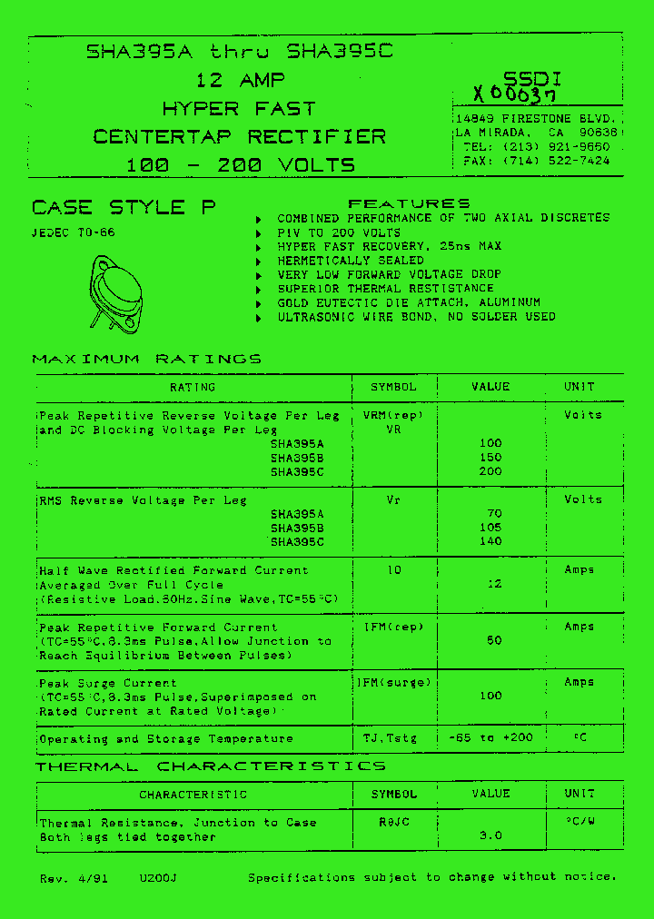 SHA395A_4312258.PDF Datasheet