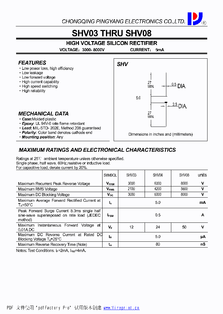 SHV03_4744949.PDF Datasheet