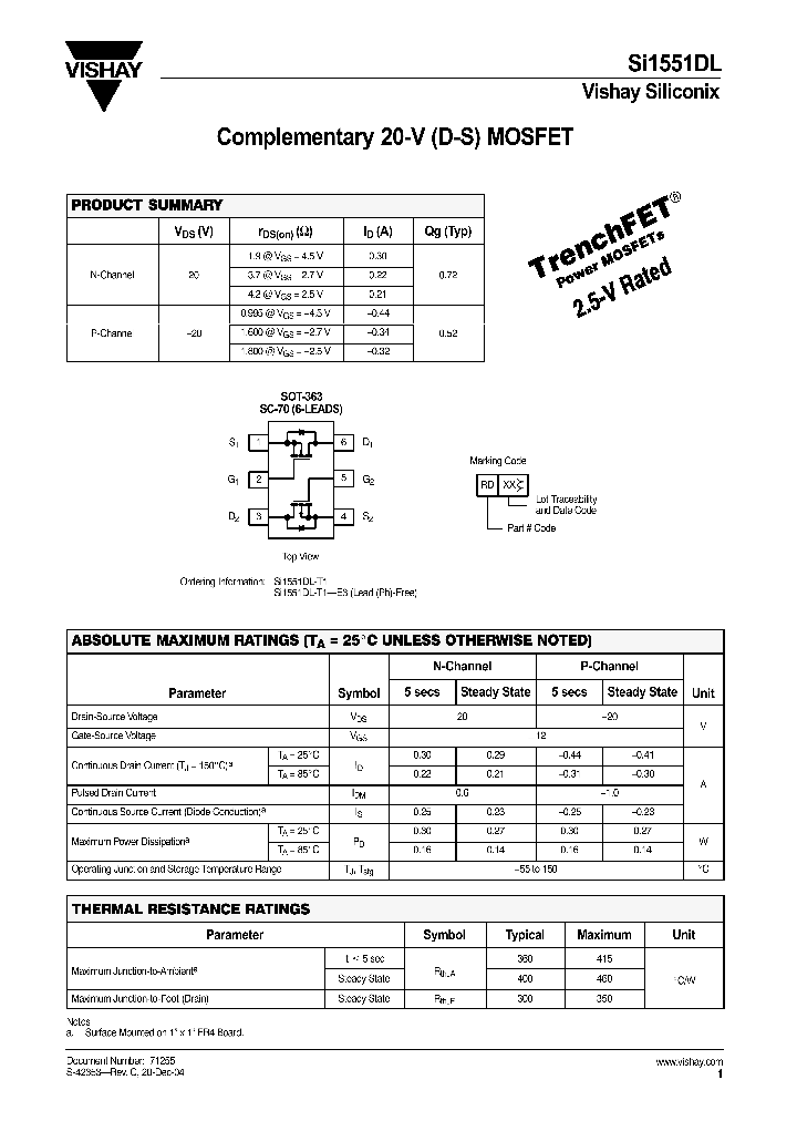 SI1551DL-T1-E3_4343797.PDF Datasheet