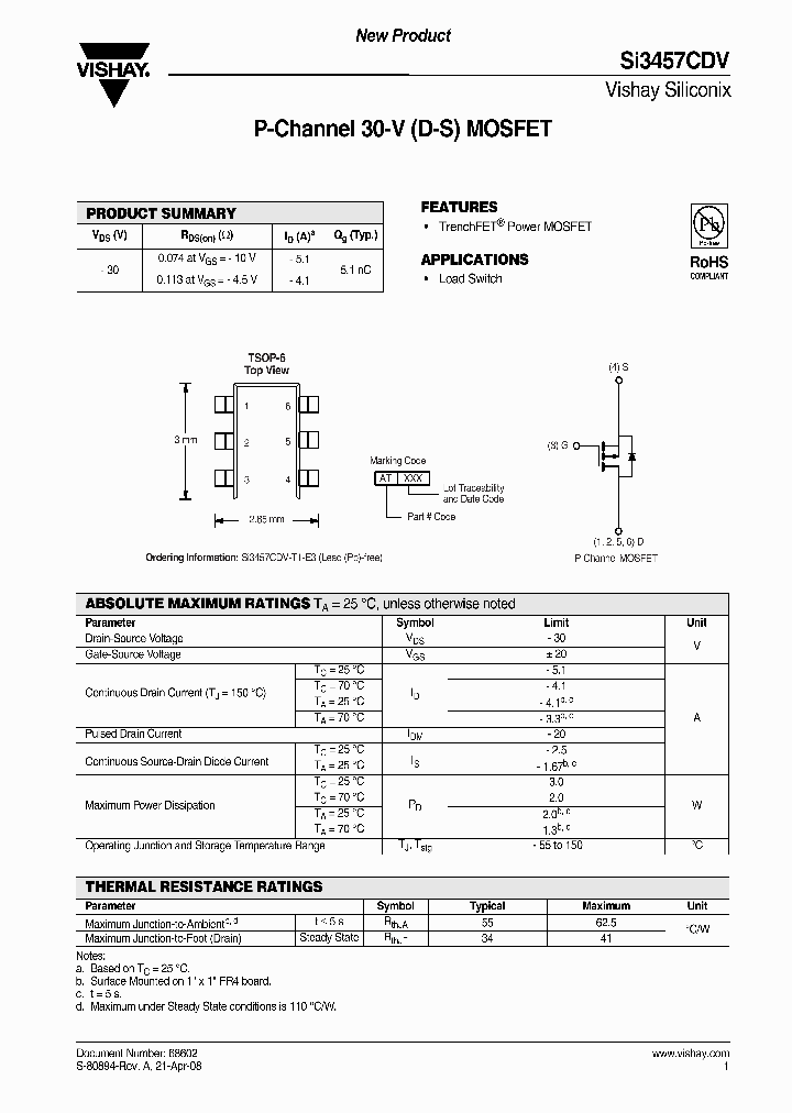 SI3457CDV-T1-E3_4468393.PDF Datasheet