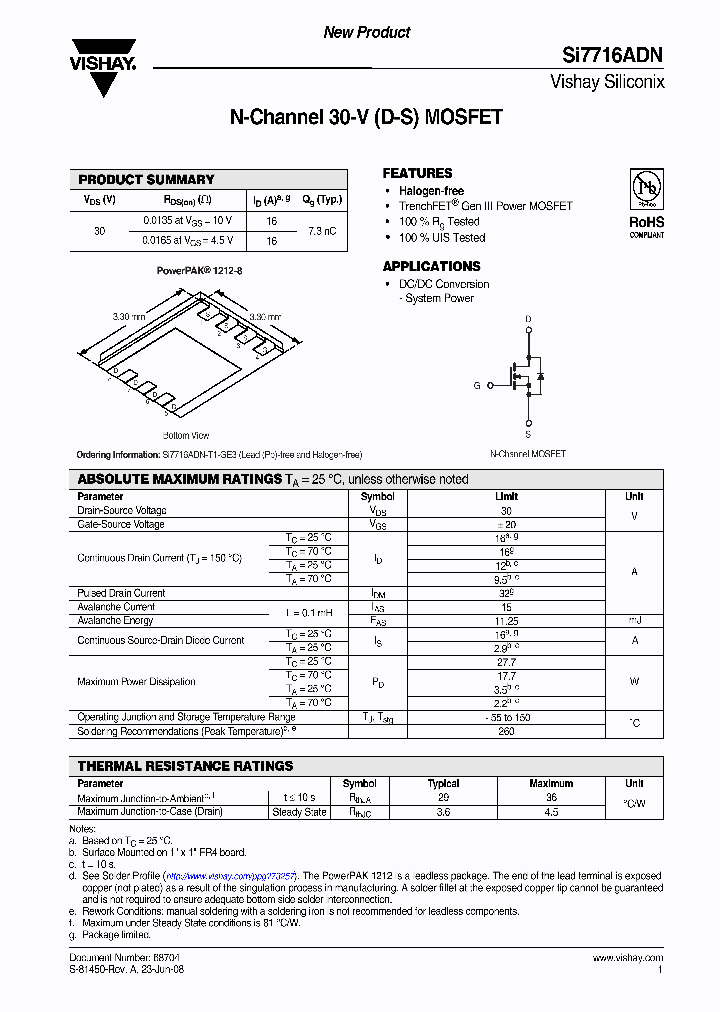 SI7716ADN_4407291.PDF Datasheet