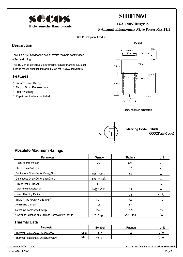 SID01N60_4633767.PDF Datasheet