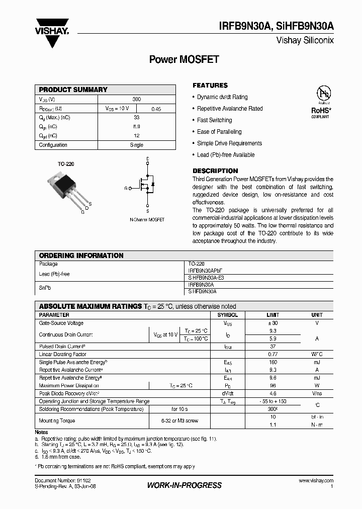 SIHFB9N30A_4808256.PDF Datasheet