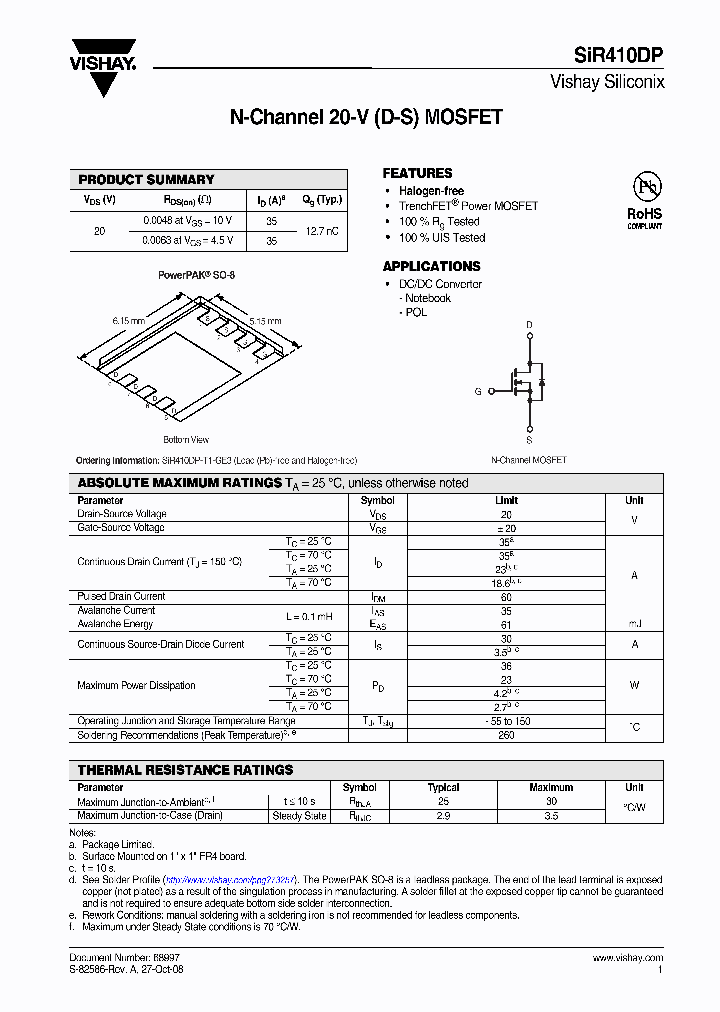 SIR410DP_4427248.PDF Datasheet