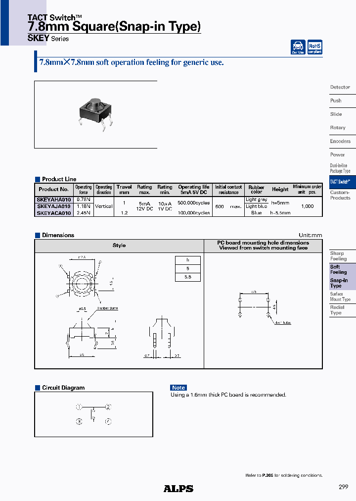 SKEYACA010_4521236.PDF Datasheet
