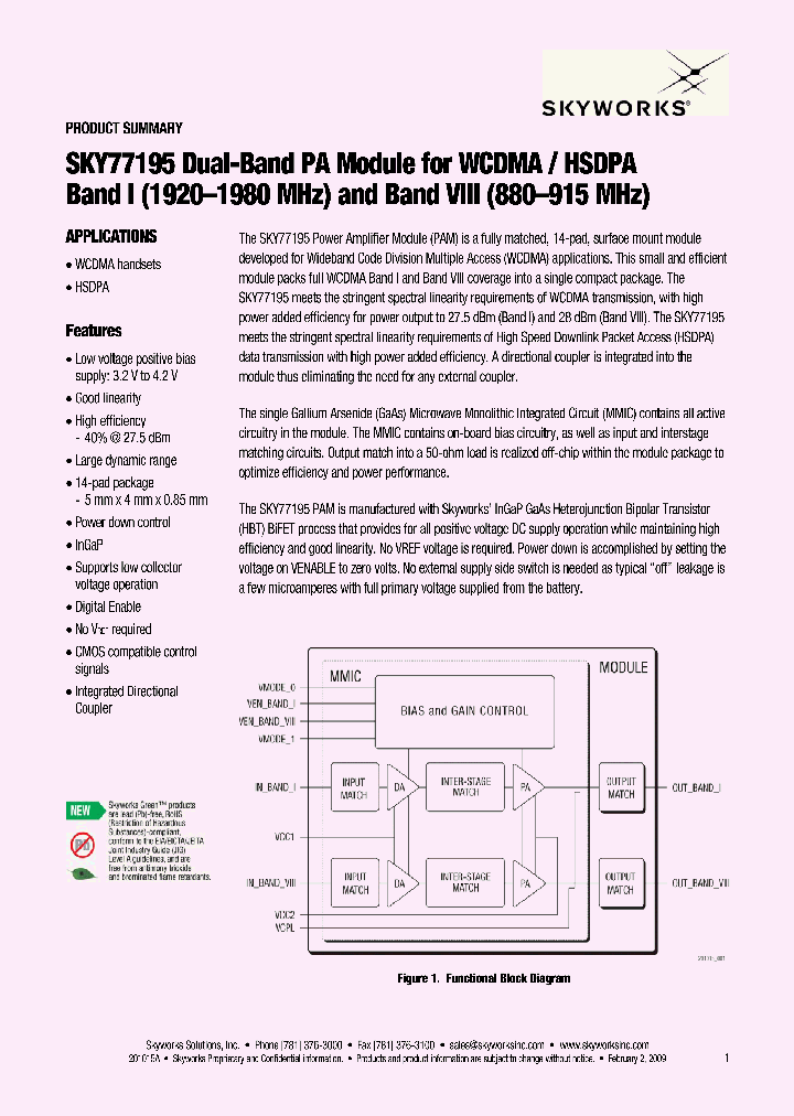 SKY77195_4419527.PDF Datasheet