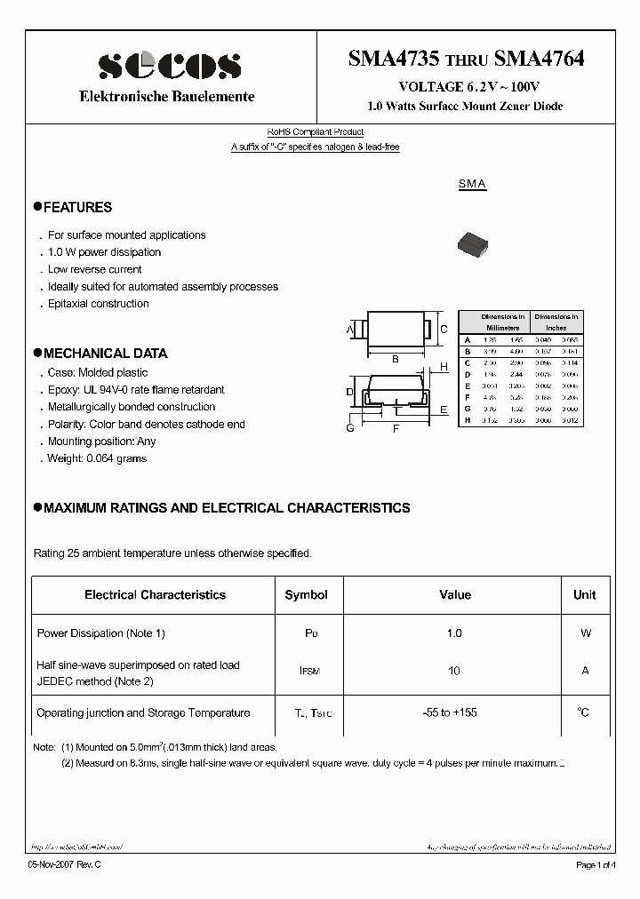 SMA4760_4747203.PDF Datasheet