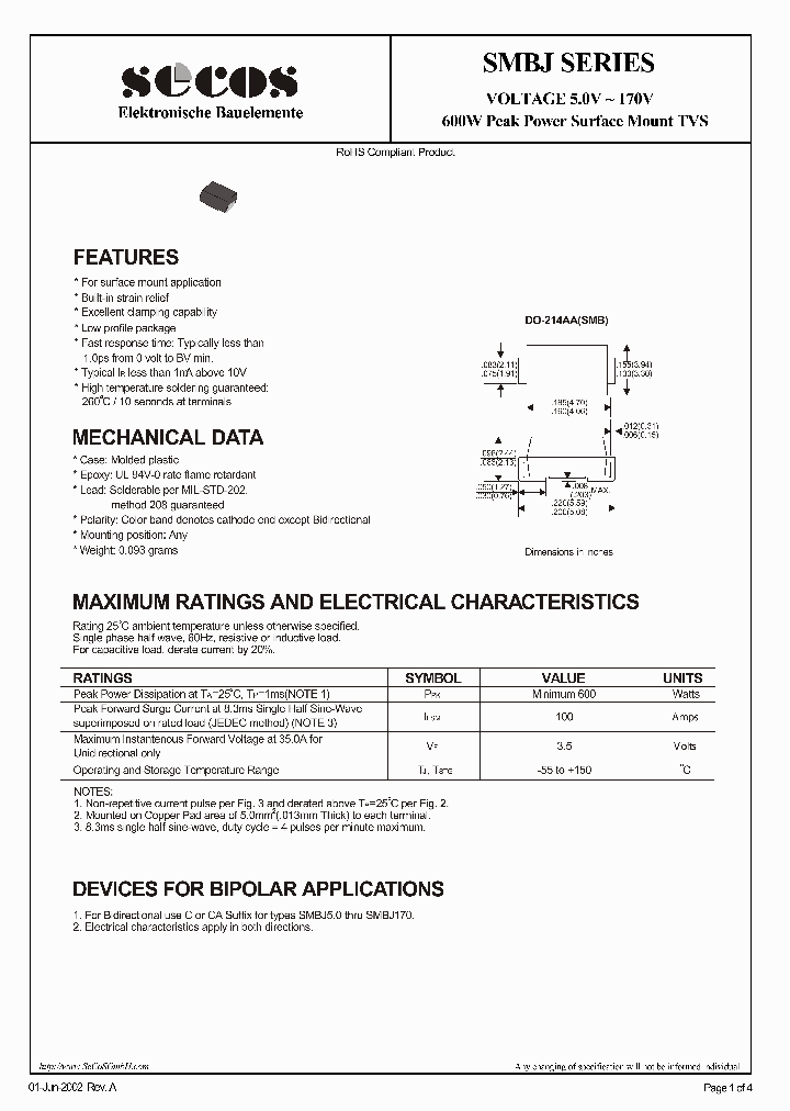 SMBJ_4664492.PDF Datasheet