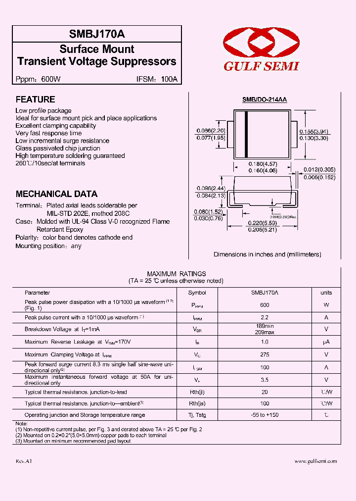 SMBJ170A_4620013.PDF Datasheet