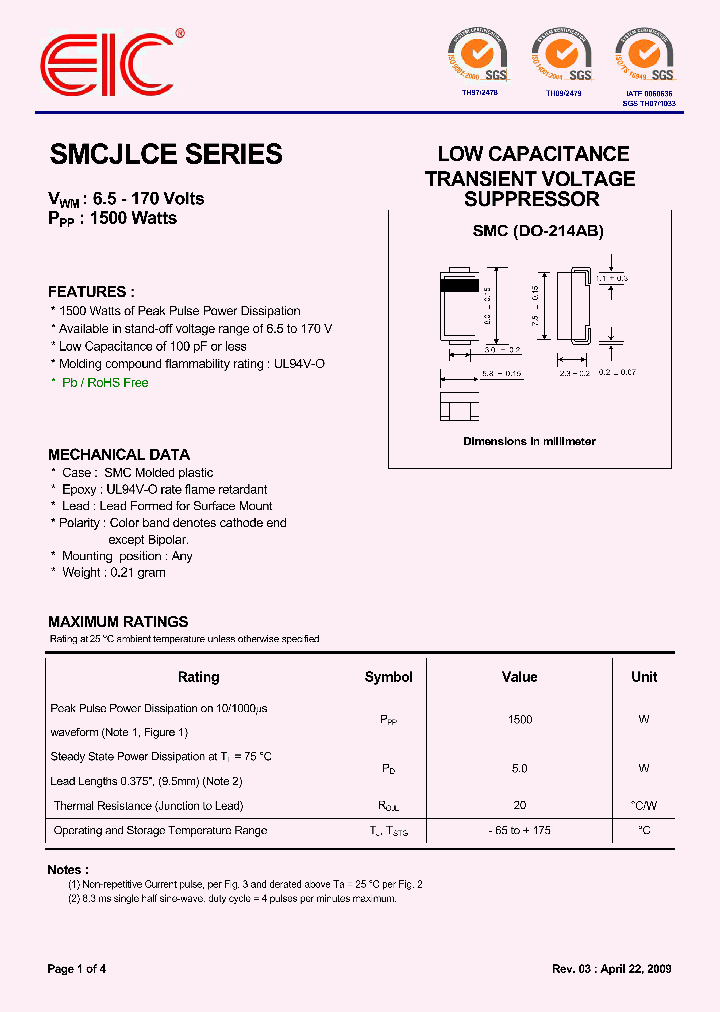 SMCJLCE80_4560972.PDF Datasheet