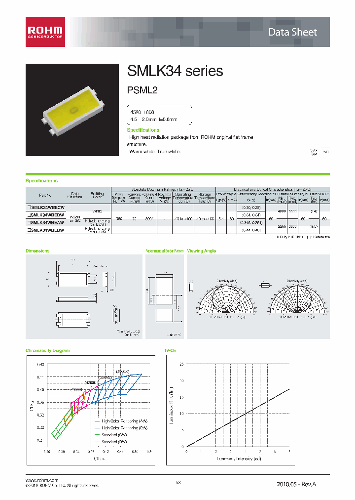 SMLK34WBEPW11F_4590734.PDF Datasheet
