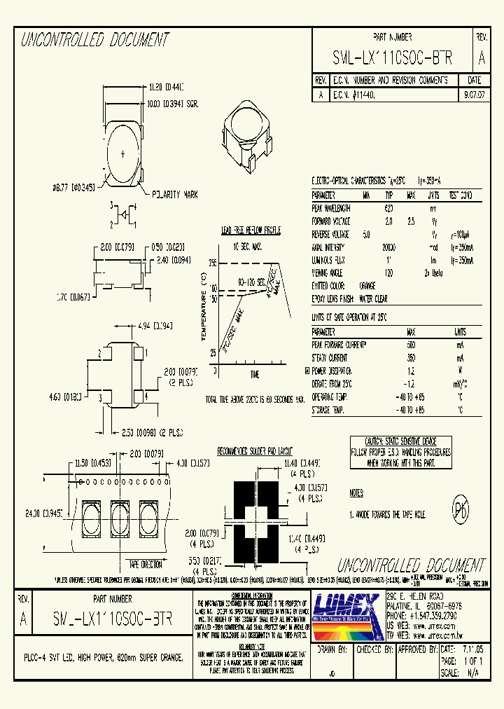 SML-LX1110SOC-BTR_4399621.PDF Datasheet