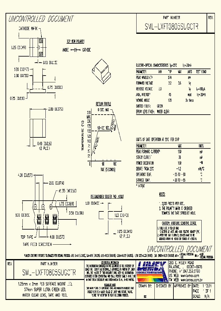 SML-LXFT0805SUGCTR_4438832.PDF Datasheet