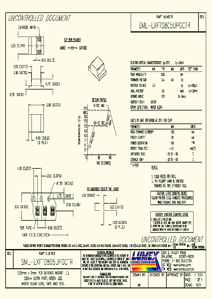 SML-LXFT0805UPGCTR_4438834.PDF Datasheet