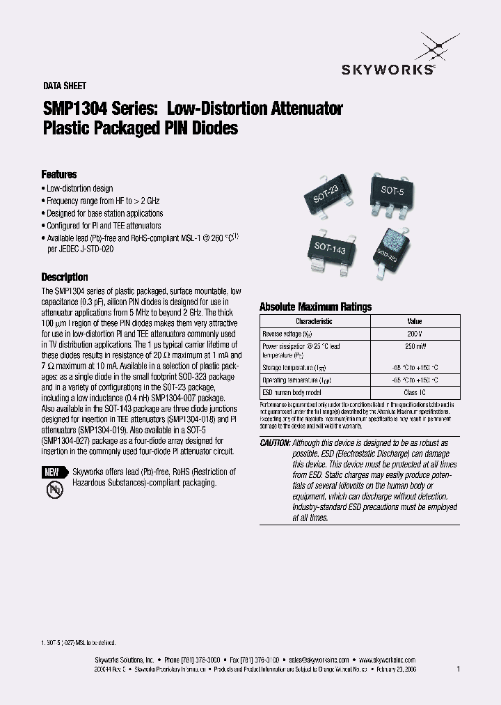 SMP1304_4170004.PDF Datasheet