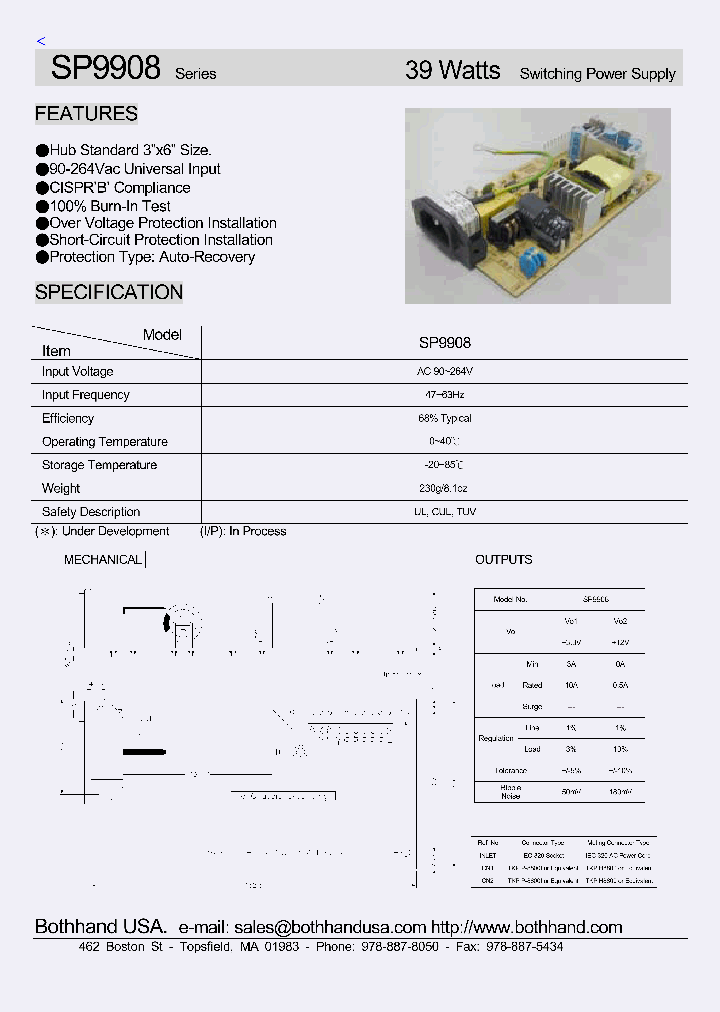 SP9908_4647010.PDF Datasheet