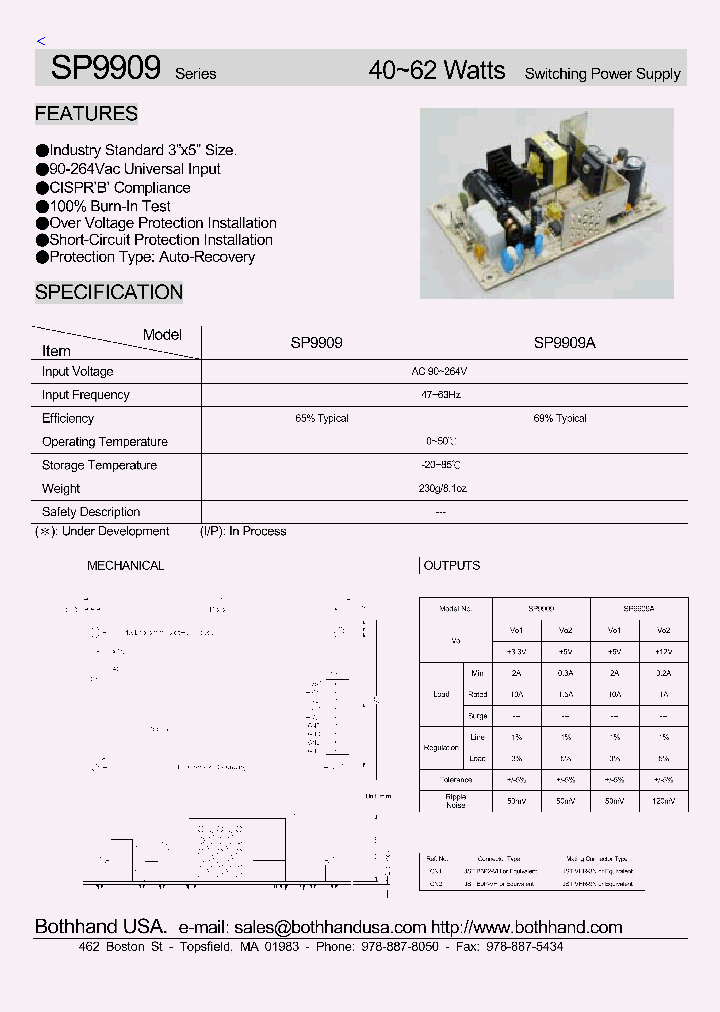 SP9909_4647011.PDF Datasheet