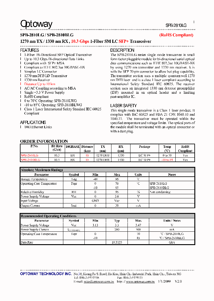 SPB-2810BLG_4773271.PDF Datasheet