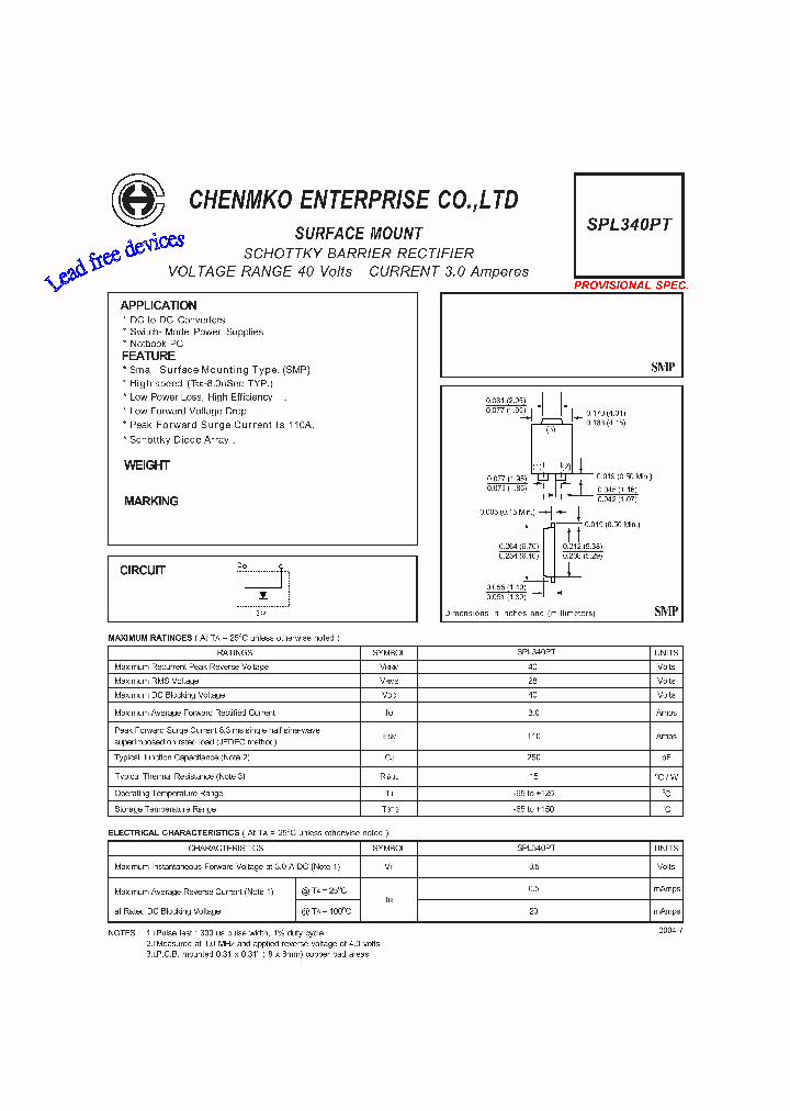 SPL340PT_4757522.PDF Datasheet
