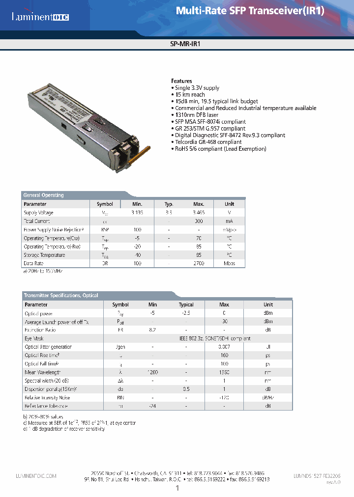 SP-MR-IR1-CDA_4443403.PDF Datasheet