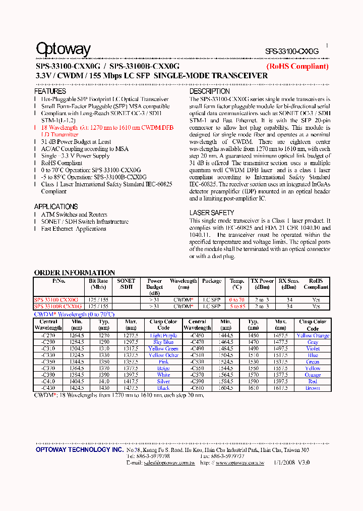 SPS-33100-CXX0G08_4562249.PDF Datasheet
