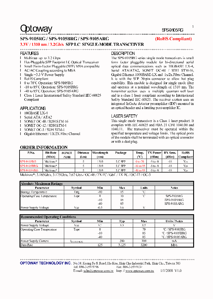SPS-9105ARG_4751257.PDF Datasheet